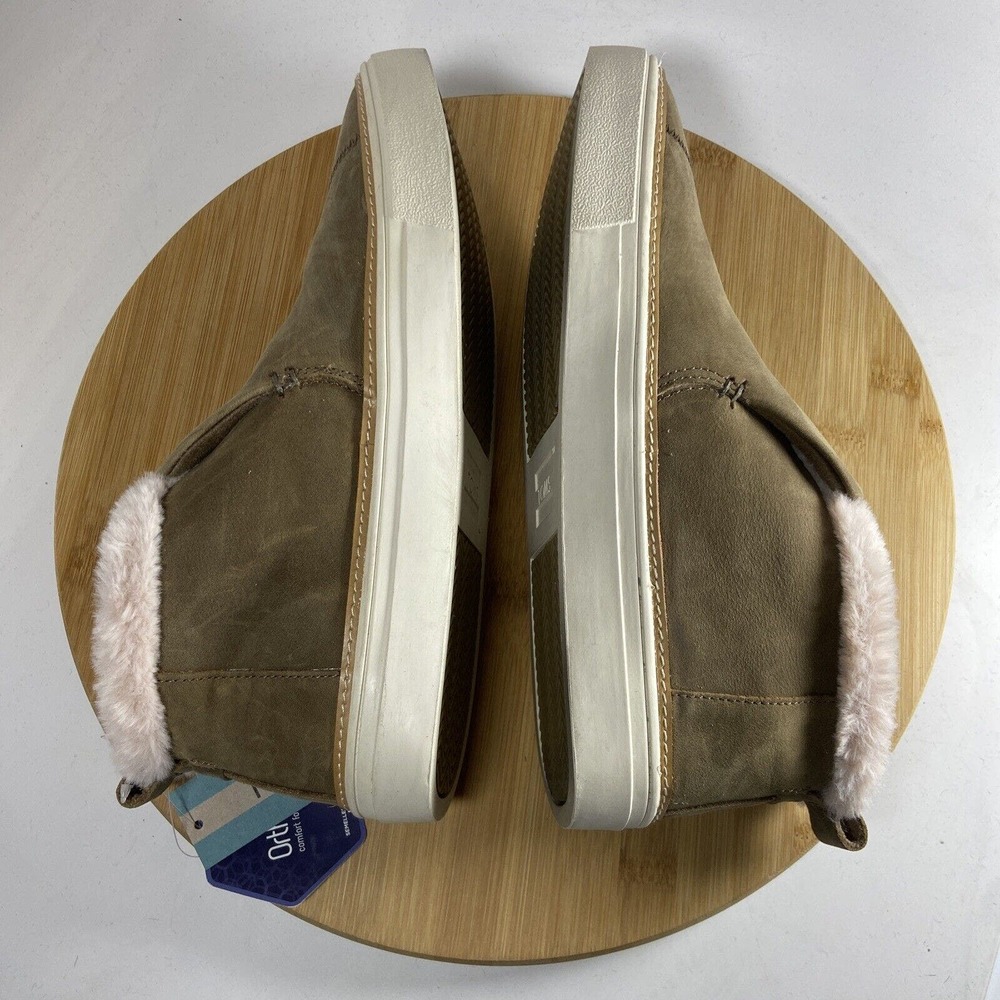 Toms Paxton Slip On Shoes Brown Suede Sherpa Lined Women’s SZ 7.5 - Picture 8 of 9